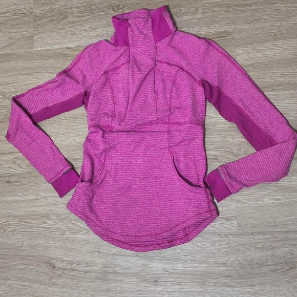 Lululemon Half-Zip Running Jacket – Magenta Pink (Women’s) - Picture 1 of 6